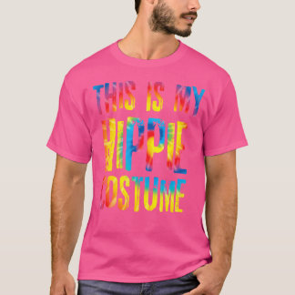 Camiseta Este É o Meu Cosplay Fácil e Preguiçoso de Hippie