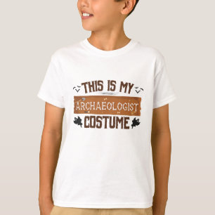 Camiseta Este É O Meu Costume Arqueólogo No Halloween