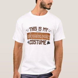 Camiseta Este É O Meu Costume Arqueólogo No Halloween