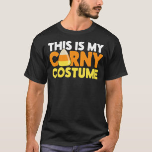 Camiseta Este É O Meu Costume De Maçã De Milho Engraçado.