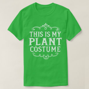 Camiseta Este É O Meu Costume De Planta Engraçado Halloween
