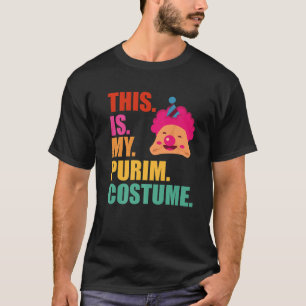 Camiseta Este É O Meu Costume Engraçado Judeu Hamantaschen