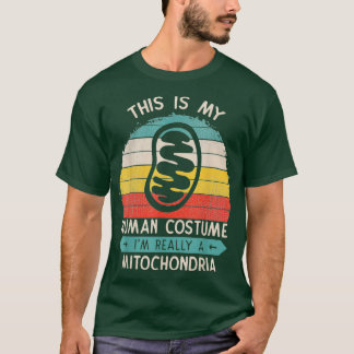 Camiseta Este É O Meu Costume Humano De Célula Mitocôndria