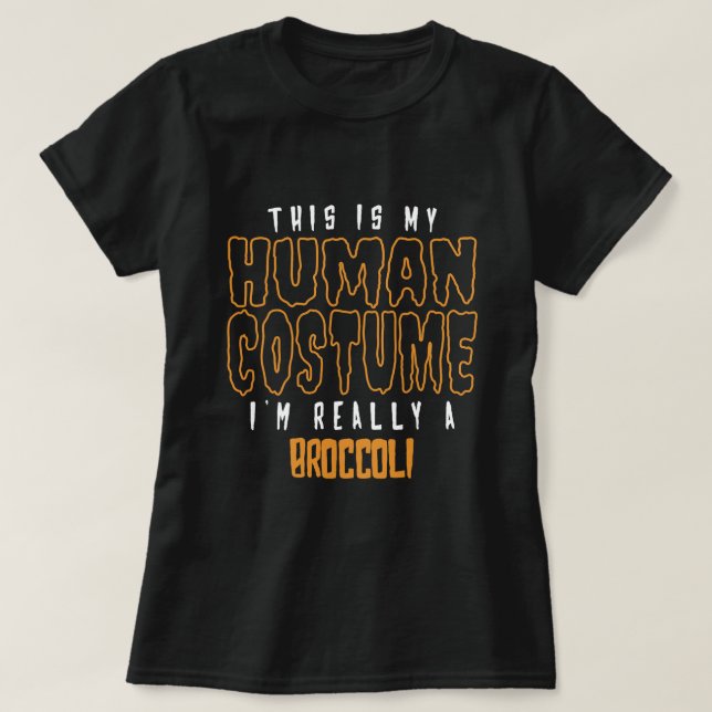 Camiseta Este É O Meu Costume Humano Eu Sou Realmente Um Am (Frente do Design)