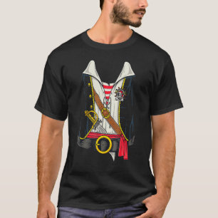 Camiseta Este É O Meu Costume Pirata De Halloween