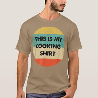 Camiseta este é o meu cozinhar606 