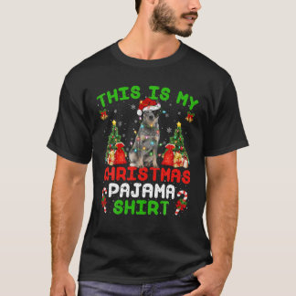 Camiseta Este É O Meu Cristo De Cachorro Azul Pajama De Nat