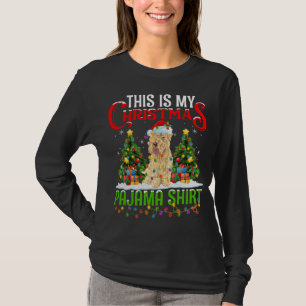 Camiseta Este É O Meu Cristo De Terrier Do Pajama De Natal