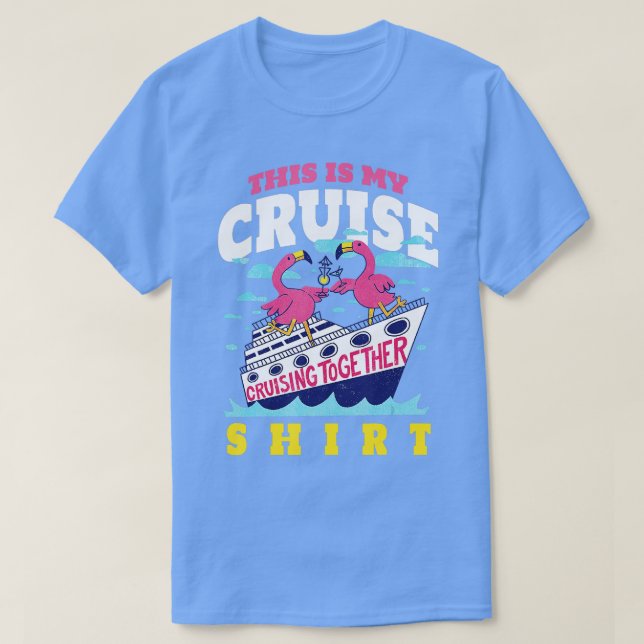Camiseta Este é o meu cruzeiro Criusing para Cruise (Frente do Design)