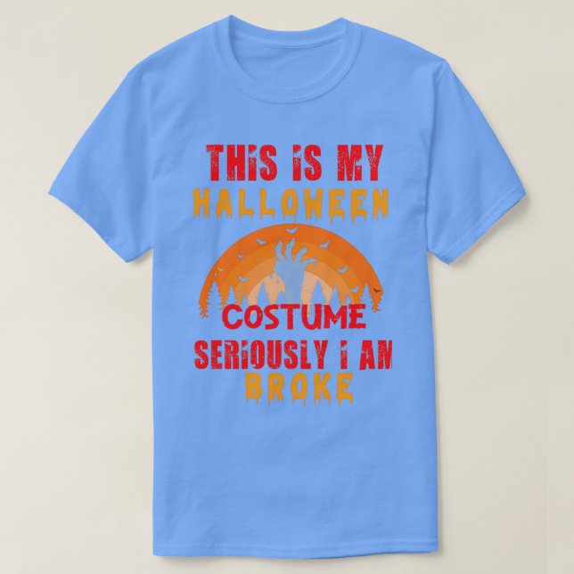 CAMISETA ESTE É O MEU CUSTO DE METADE (Frente do Design)