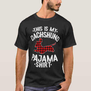 Camiseta Este É O Meu Dachshund Pajama