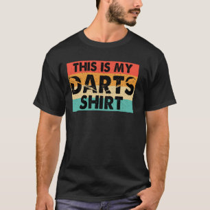 Camiseta Este É O Meu Desenho De Dardos Retrorando Dart
