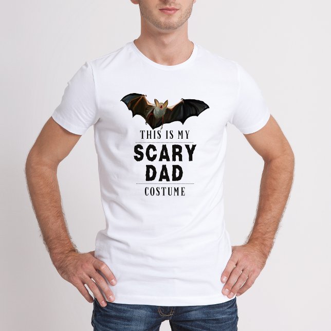 Camiseta Este é o meu Dia de as Bruxas engraçado de fantasi (This is my Scary Dad Costume Funny Halloween T-Shirt)