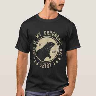 Camiseta Este É O Meu Dia Do Marmoto Amantes De Marmotas Ho