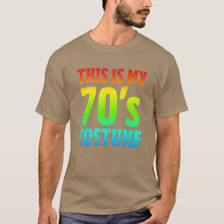 Camiseta Este é o meu disfarce de família dos anos 70