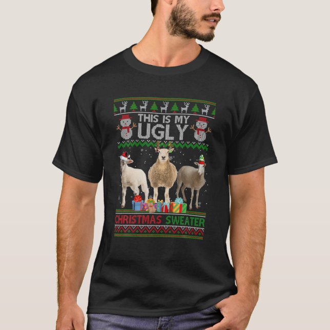 Camiseta Este É O Meu Doce Fofo Noel Ovino (Frente)