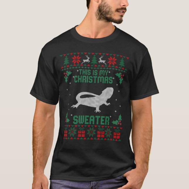 Camiseta Este É O Meu Dragão De Maçã De Natal (Frente)