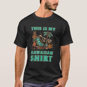 Camiseta Este É O Meu Estilo De Vintagem Retroativo Havaian