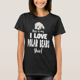 Camiseta Este É O Meu Eu Adoro Ursos Polares