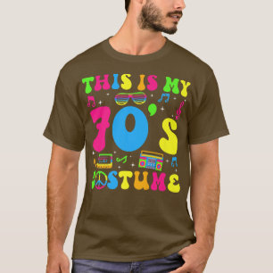 Camiseta Este é o meu festival 70s Festa 70s Halloween C