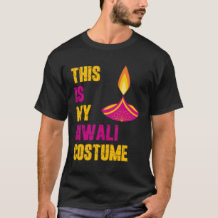 Camiseta Este é o meu Festival Diwali Deepavali Retro Diwal