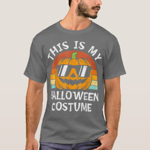 Camiseta Este É O Meu Figurino De Halloween Homens De Pumpk