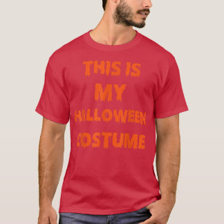 Camiseta Este É O Meu Figurino De Halloween, Mulheres Crian