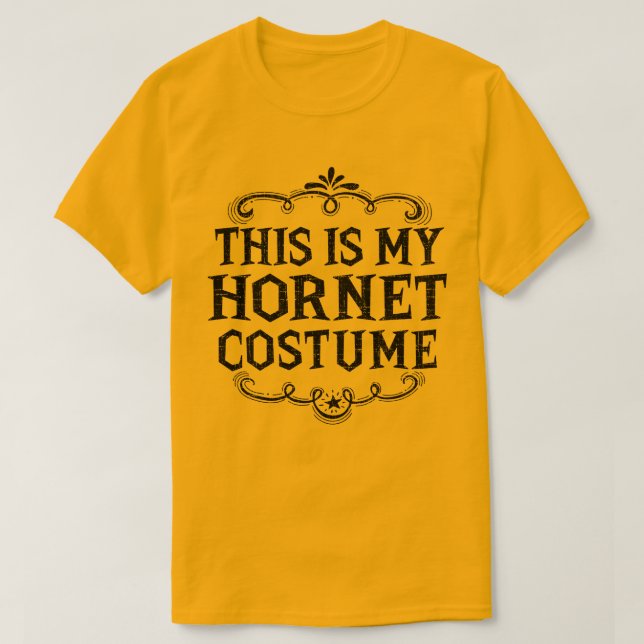 Camiseta Este É O Meu Figurino De Hornet Engraçado Hallowee (Frente do Design)