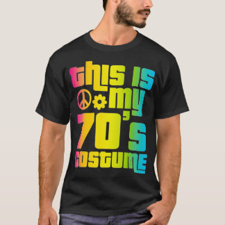 Camiseta Este é o meu Figurino dos 70 anos 70, Gift Engraça