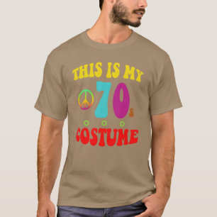 Camiseta Este é o meu figurino dos anos 70 Groovy Paz Hallo