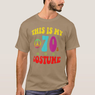 Camiseta Este é o meu figurino dos anos 70 Groovy Paz Hallo