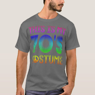 Camiseta Este é o meu figurino dos anos 70 Presentes engraç