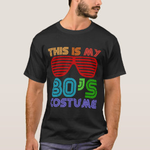 Camiseta Este é o meu Figurino dos anos 80, 1980 Retro Vint