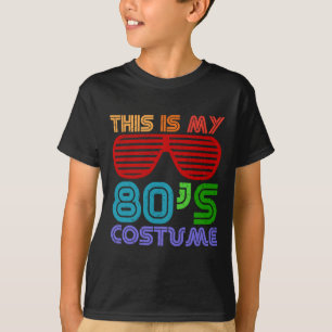 Camiseta Este é o meu Figurino dos anos 80, 1980 Retro Vint