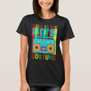 Camiseta Este É o Meu Figurino dos Anos 80 Roupas Retro do