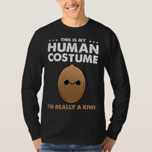 Camiseta Este É O Meu Figurino Humano De Fruta Kiwi