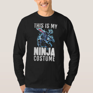 Camiseta Este É O Meu Figurino Ninja Mercenário Shuriken Ku