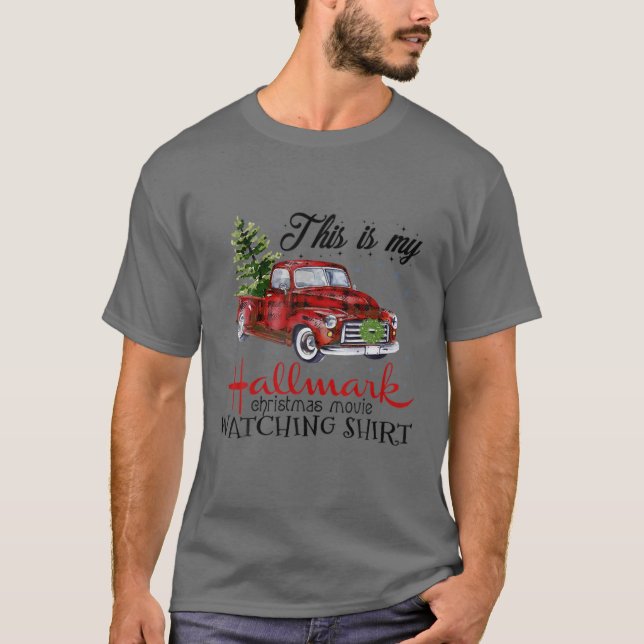 Camiseta Este É O Meu Filme Hallmãrks A Ver O Natal (Frente)