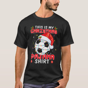 Camiseta Este É O Meu Futebol De Natal Pajama Para Homens
