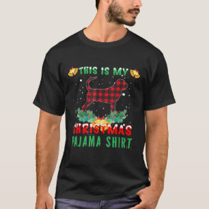 Camiseta Este É O Meu Galo De Sangue De Natal Pajama Blood