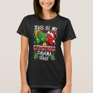 Camiseta Este É O Meu Gam De Videos games De Natal De Jogos