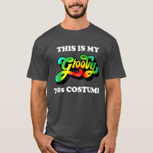 Camiseta Este é o meu "Groovy 70s Costume Disco"