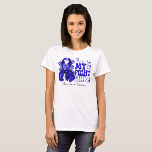 Camiseta Este é o meu guerreiro Cancer Colon de Luta