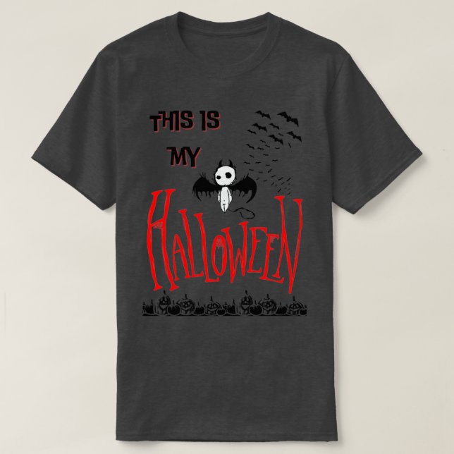 Camiseta Este é o meu Halloween (Frente do Design)
