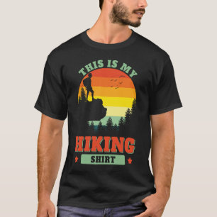Camiseta Este É O Meu Hiker De Caminho Para O Exterior.
