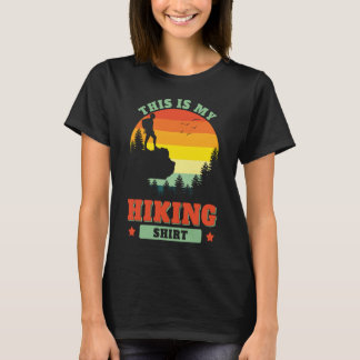 Camiseta Este É O Meu Hiker De Caminho Para O Exterior.