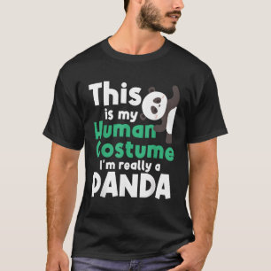 Camiseta Este É O Meu Hu Eu Sou Realmente Um Panda