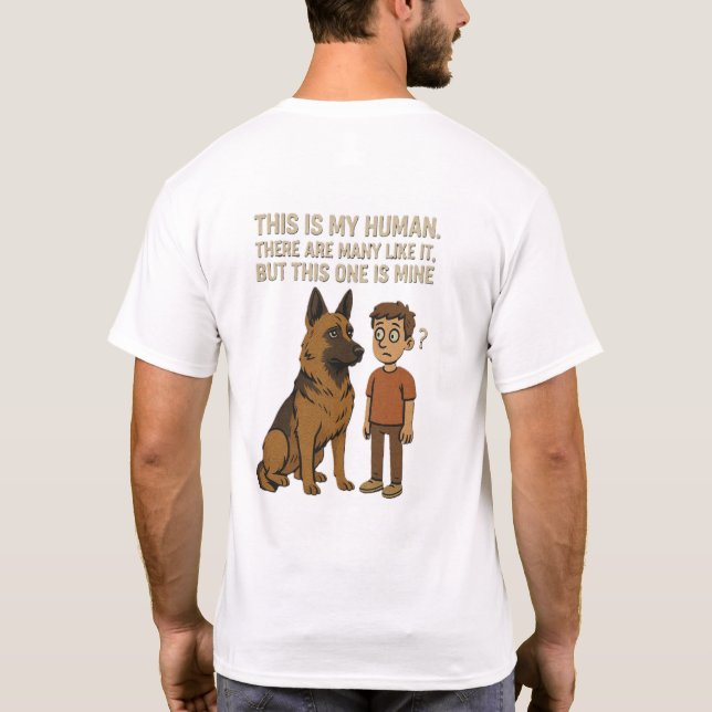 Camiseta Este é o meu humano  (Verso)