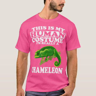 Camiseta Este É O Meu Humano Eu Sou Realmente Um Camaleão
