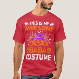 Camiseta Este É O Meu Incrível Baba Costume Assustador Pump